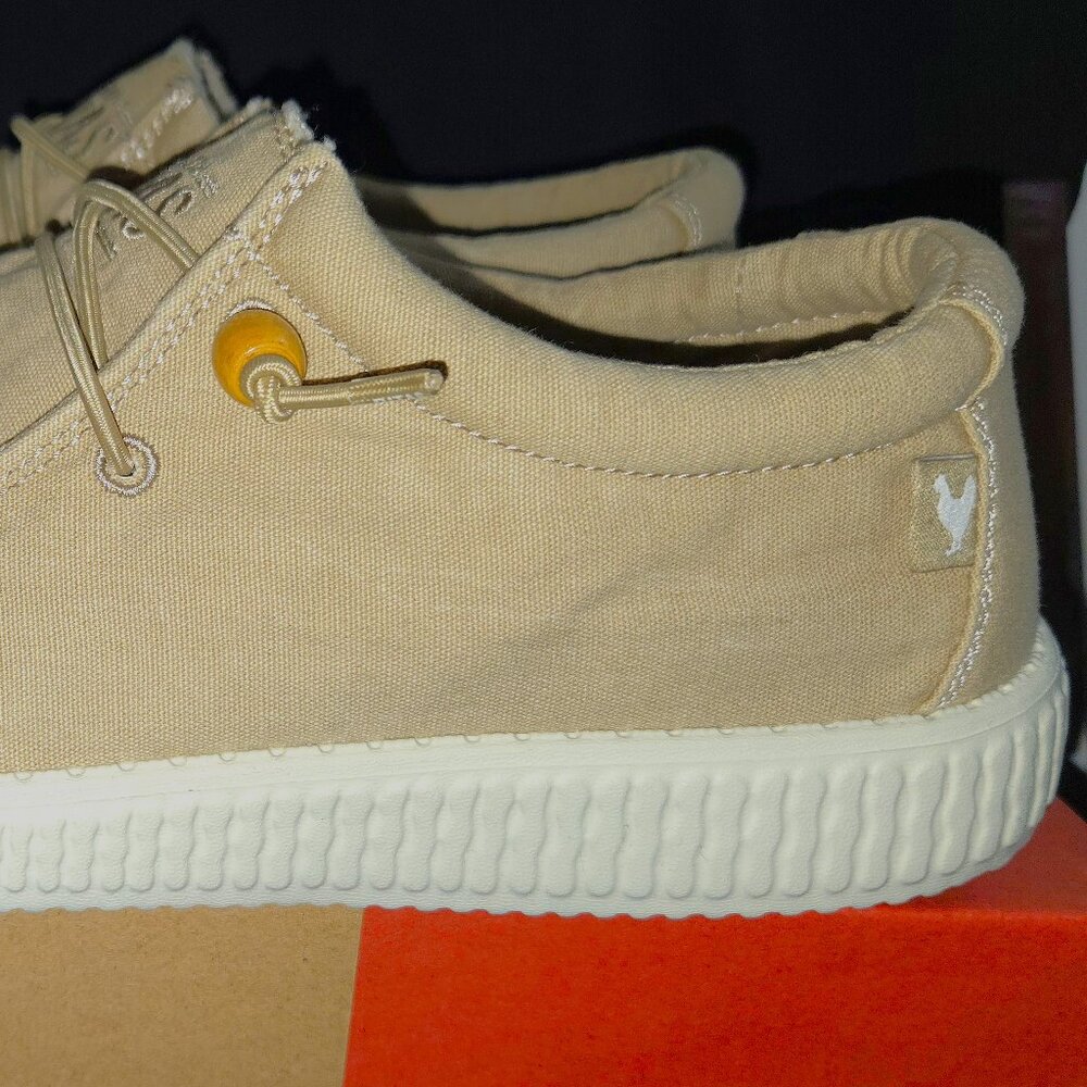 Pitas "Dani" Dune Beige Slip On Casual Loafer Sneaker Men's Size 9.5 NIB - Picture 3 of 8